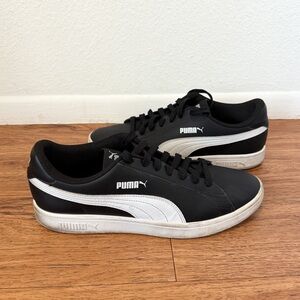 Puma Black White Low Top Sneakers Men’s 10.5
